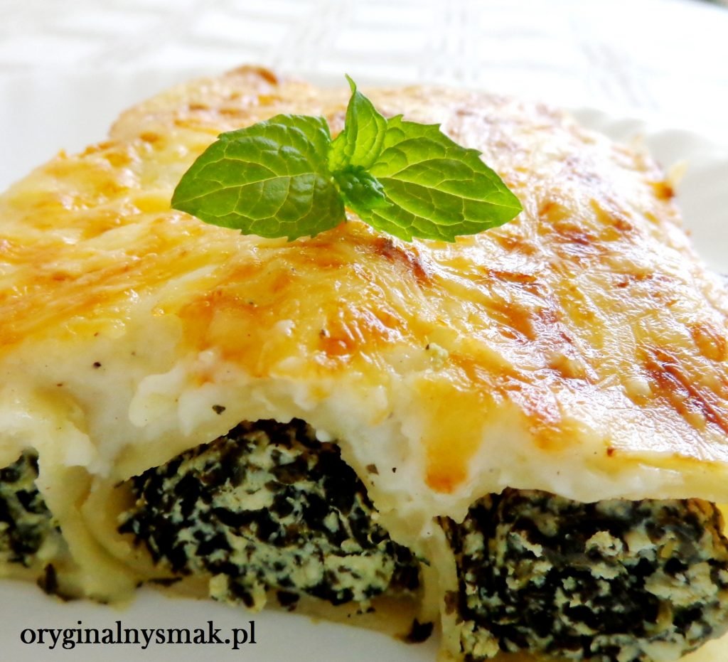 Cannelloni ze szpinakiem