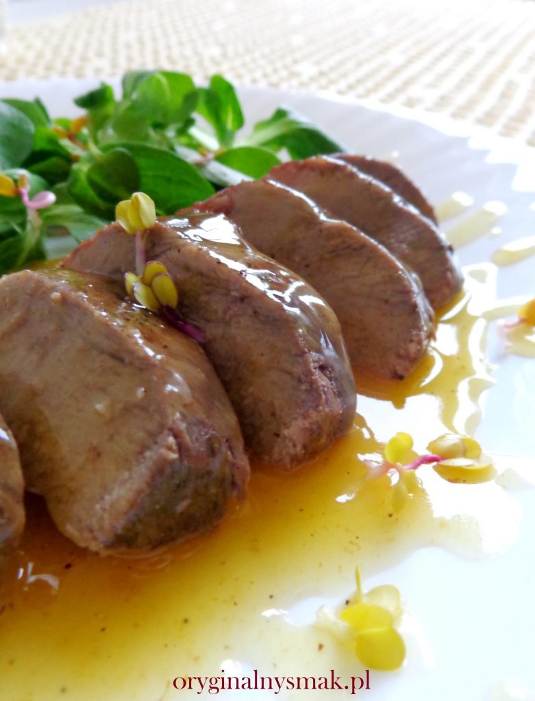 Piersi kaczki w sosie pomarańczowo imbirowym