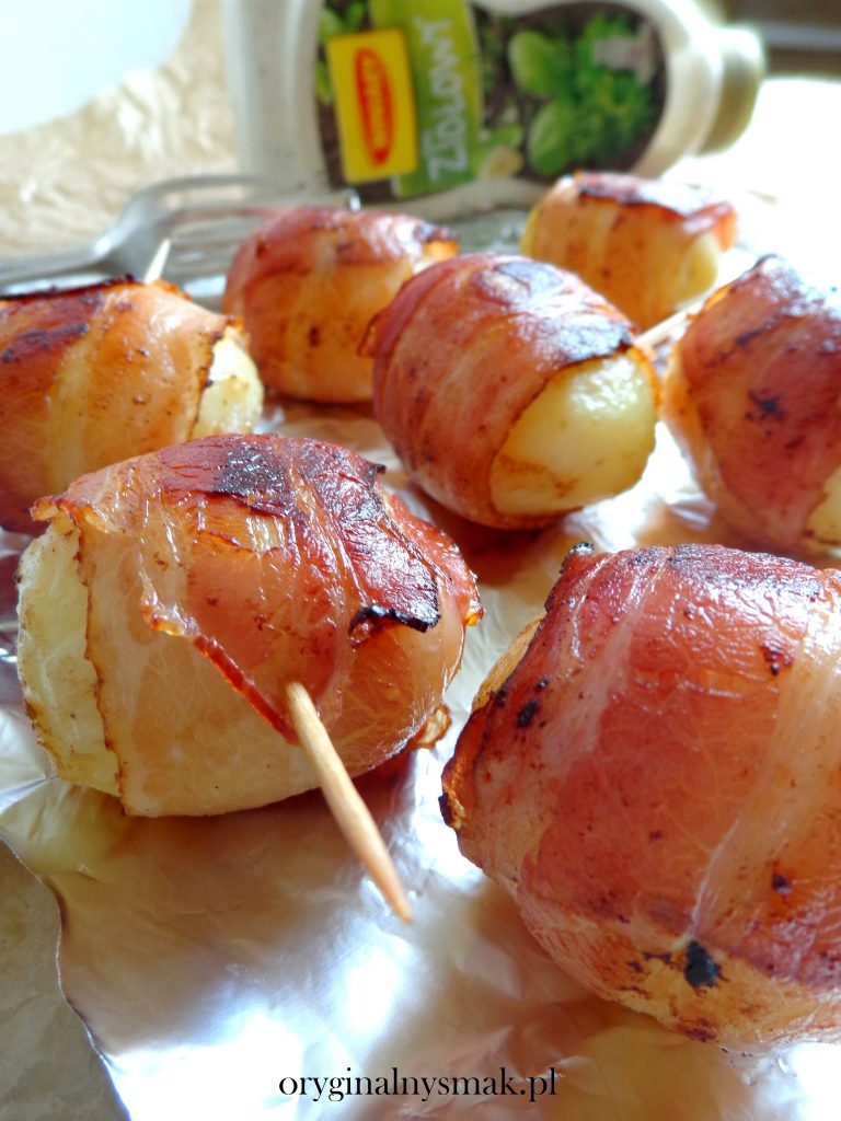 Ziemniaczki z boczkiem z grilla
