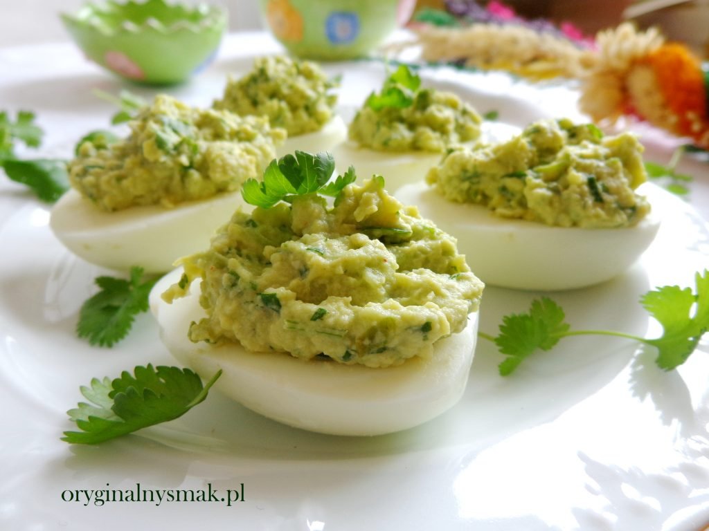 Jajka faszerowane awokado