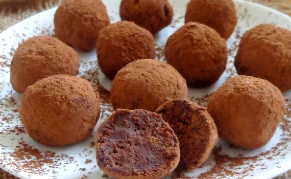 Trufle czekoladowo migdałowe