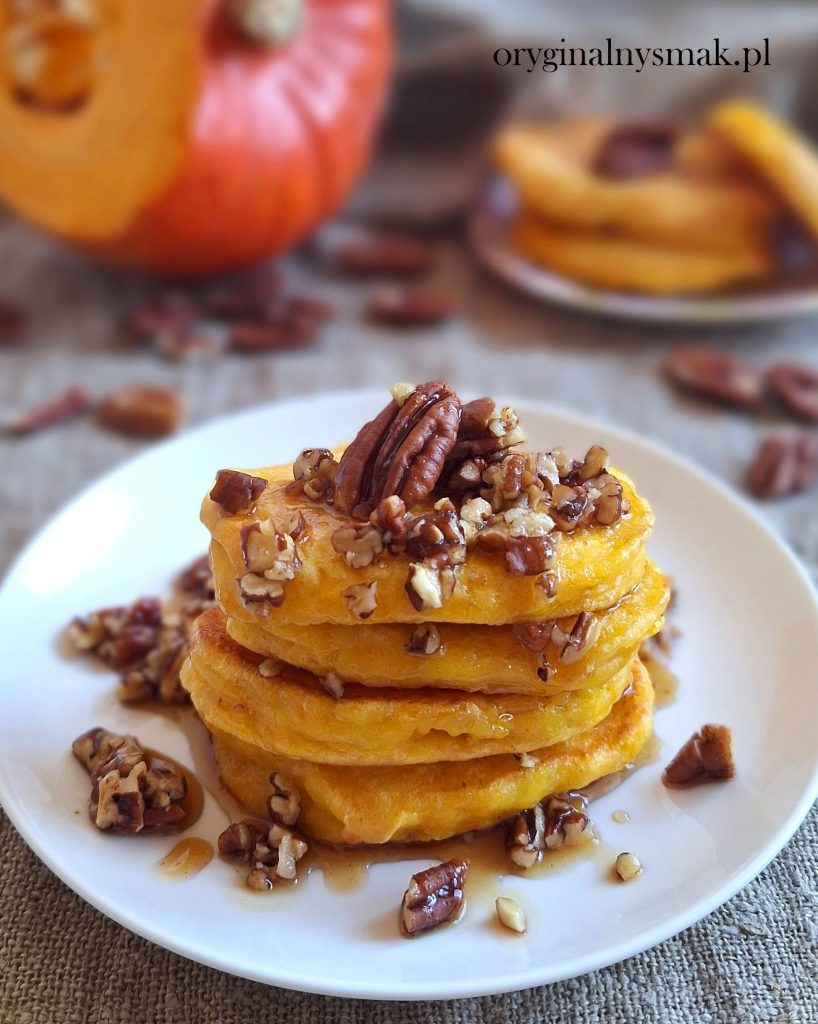 Placuszki jogurtowo - dyniowe z nutą pomarańczy