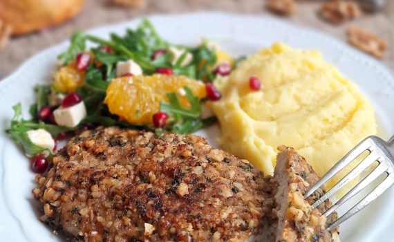 Filety z kurczaka w orzechowej panierce